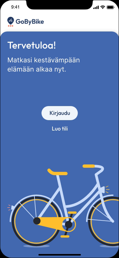 Login page